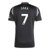 Maillot de Supporter Arsenal Saka 7 Extérieur 2024-25 Pour Enfant